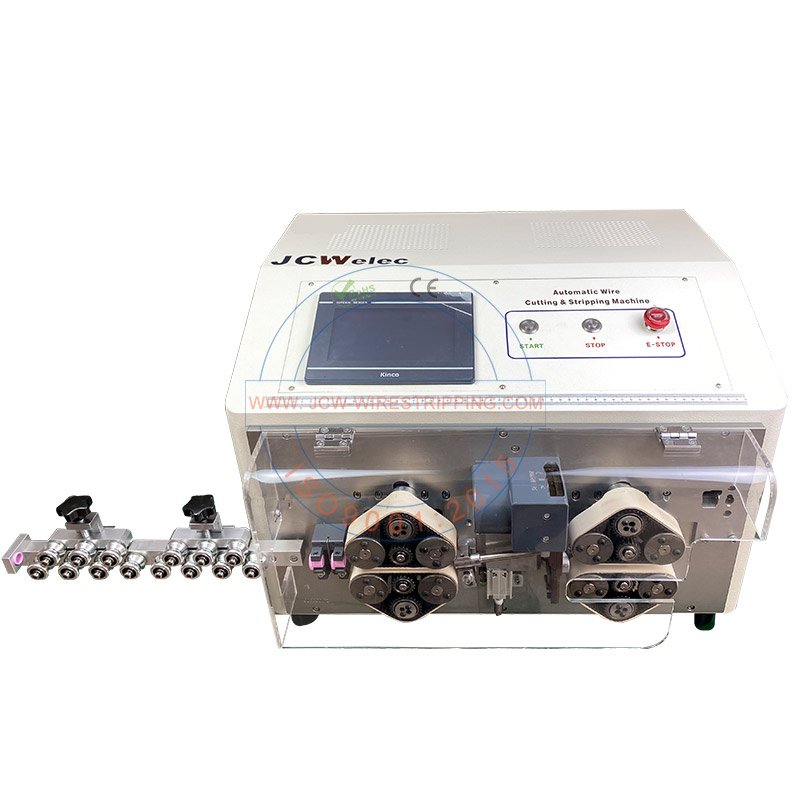 Automatic 10mm O.D Sheathed Cable Cut and Strip Machine