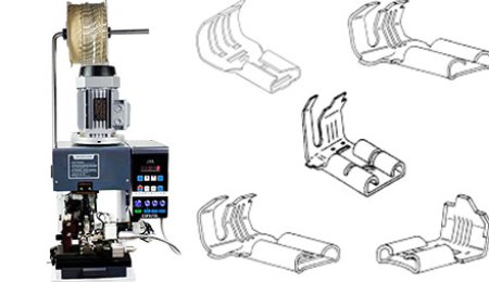 JCW-2TC END Faston 125/187/250 Wire Stripping & Flag Terminal Crimping Machine