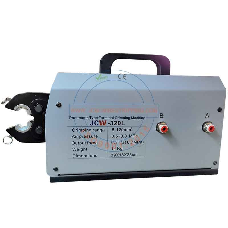 68kN Pneumatic Tubular Cable Lug Crimping Machine