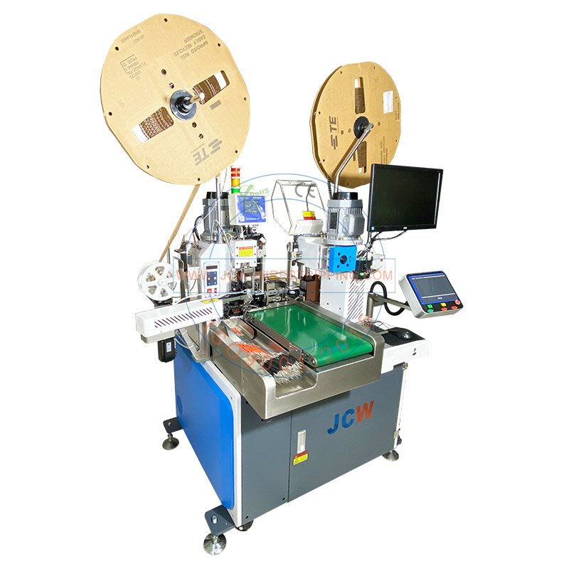High-end Vision Detect 2-sided Wire Cut Strip and Terminate Machine ...
