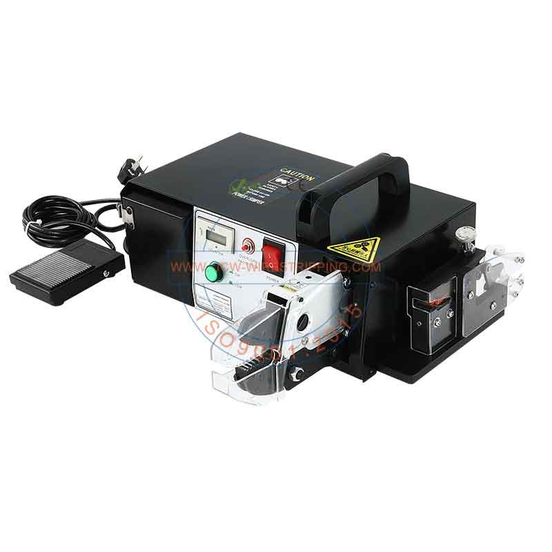 25mm² Electric Wire Strip Crimp Machine 