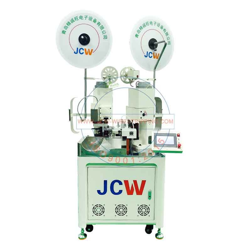 Automatic Double Head Open Barrel Terminal Crimping Machine