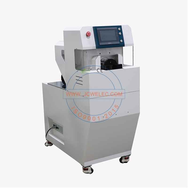 High Voltage EV Shielded Cable Rotary Stripping Machine