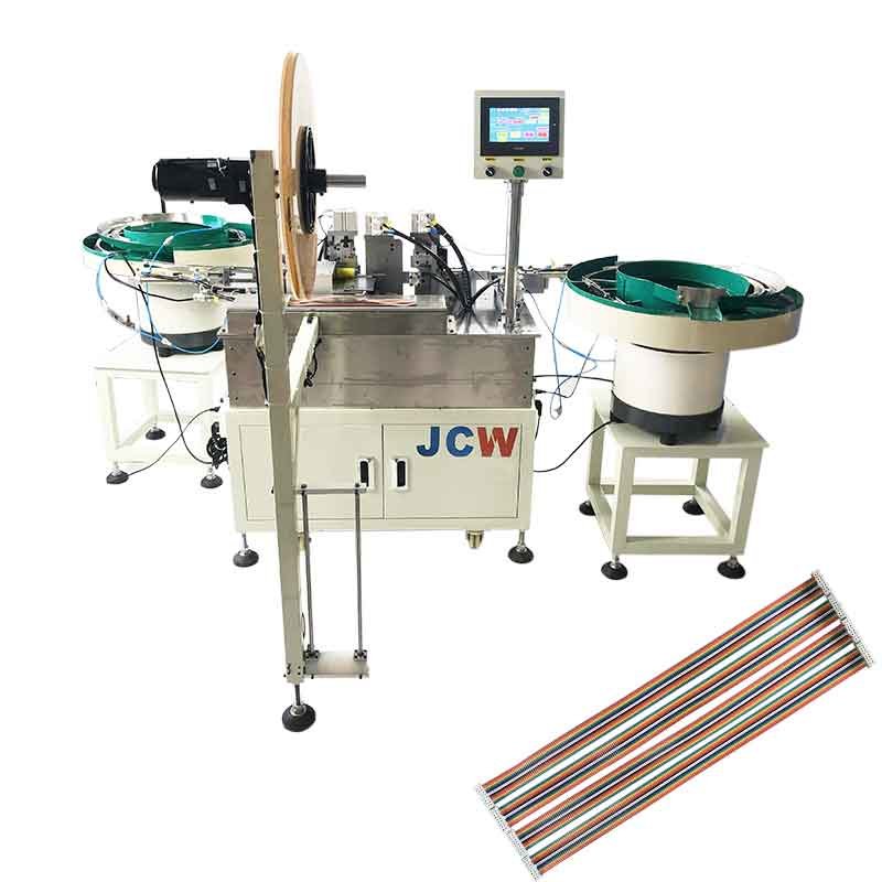 IDC Ribbon Cable Cutting to Crimping Machine