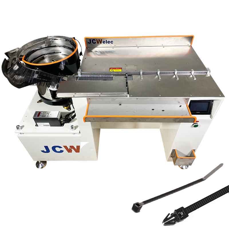 Automatic Nylon Zip Cable Tie Self-locking and Cutting Machine