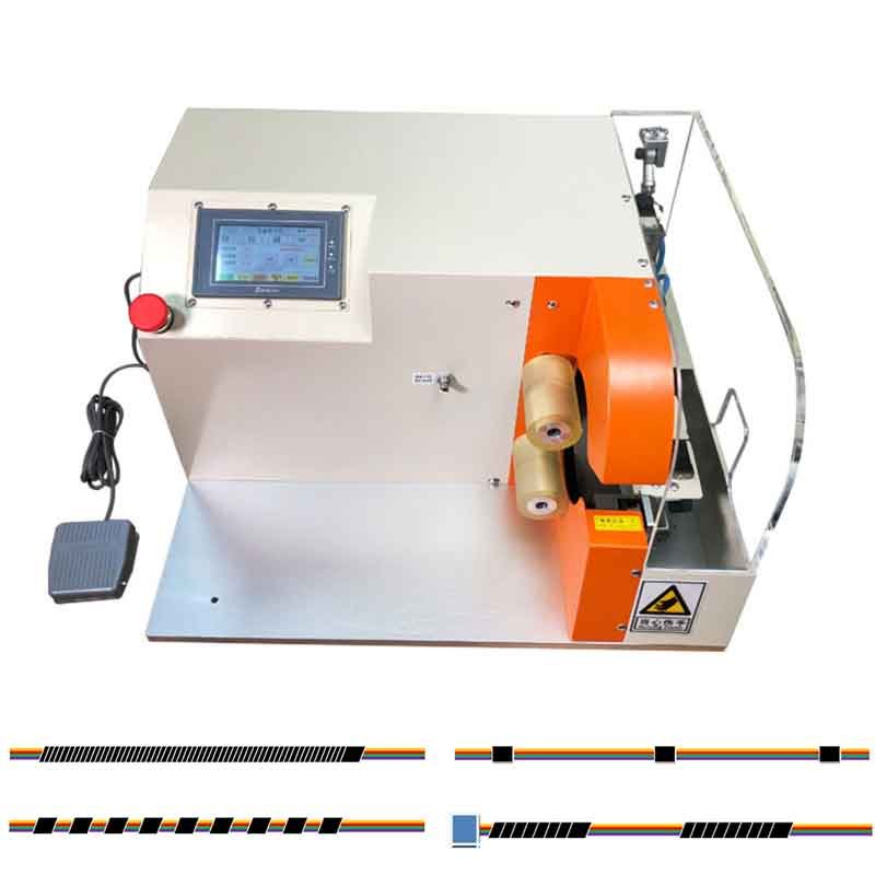 Automatic Roller Feed Wire Taping Machine (Electro-Pneumatic)