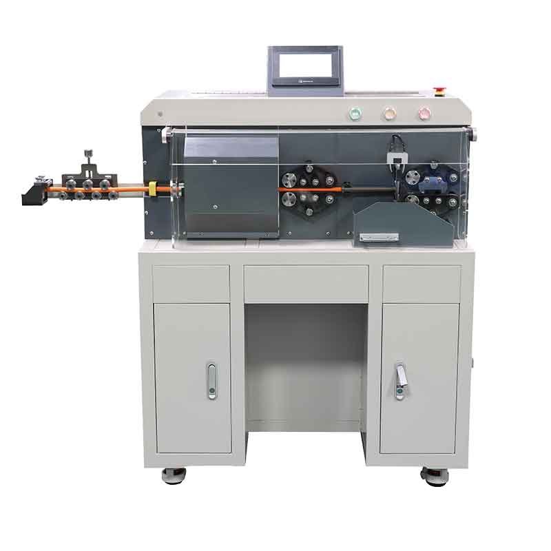 Fully-auto Coax Cable HV Cable Cut Strip Machine