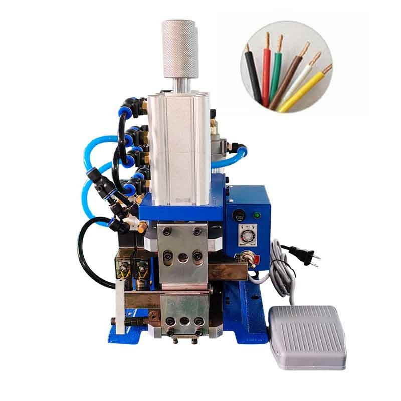Pneumatic Wire End Stripping / Twisting Machine