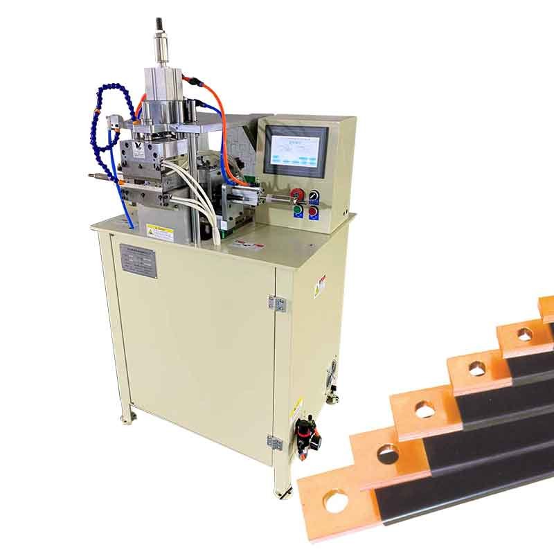 Electric Copper Busbar Insulation Cutting Trimming Stripping Machine
