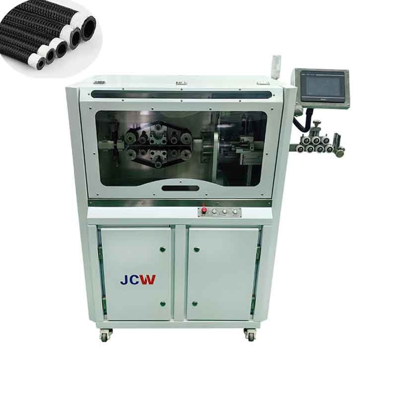 PTFE Nylon Braided Fuel Hose Taping & Cutting Machine