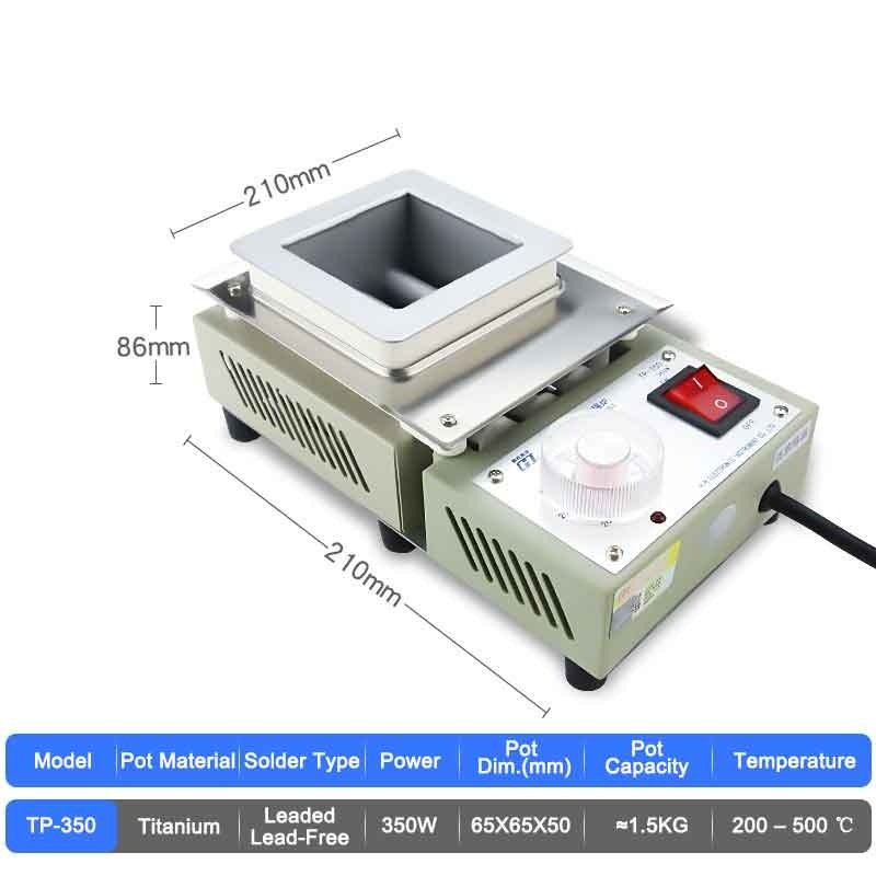 Titanium Solder Pot