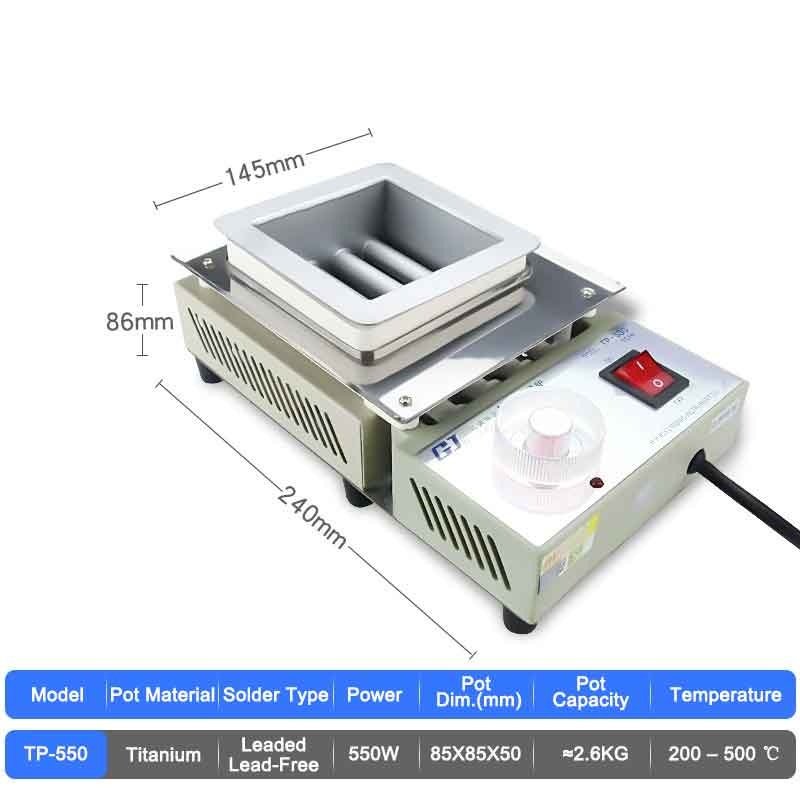 Titanium Solder Pot