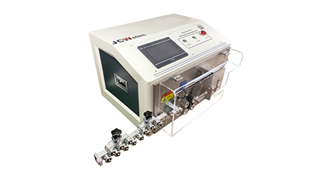 Roller Feeding Type 25sq Battery Cable Cut Strip Machine
