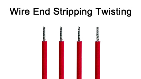 Wire End Stripping Twisting